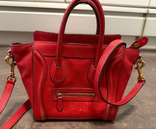 CELINE Luggage Leather Nano