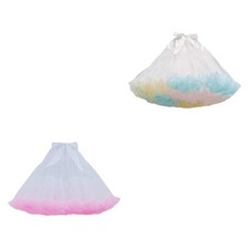 Damen Tüll Petticoat 45 cm