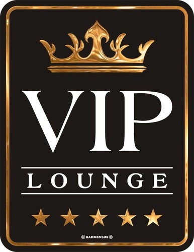 Sprüche schild vip lounge - sprüche-schild,