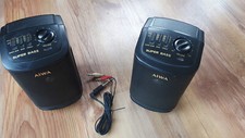AIWA SUPER BASS Reflex SPEAKER SYSTEM Lautsprecher regelbar