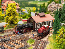 Faller 222104 - Segmentdrehscheibe mit Lokschuppen - Spur N - NEU