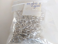 10x Knebelverschluss versilbert schlicht Ösen Verschluss Halskette Armband G