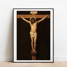 Kunstdruck Velazquez Christus Am Kreuz Kreuzigung Poster Vintage Wandkunst