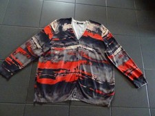 Frank Walder Feinstrick Jacke Jäckchen 46 48 melone grau beige schwarz Töne