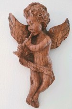 Putte, geschnitzter Engel aus Holz, sehr guter Zustand