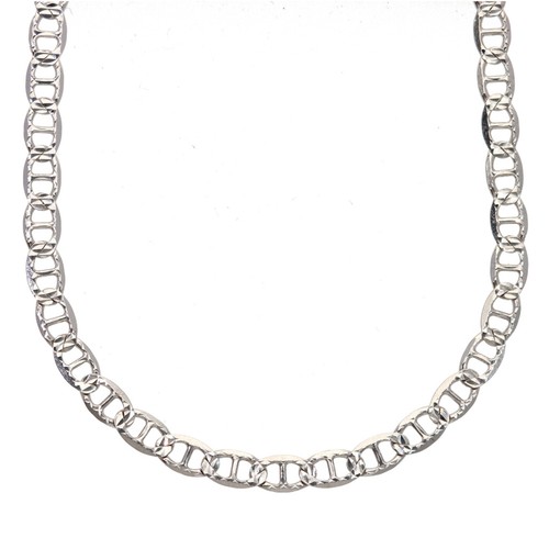 Kette stegpanzer echt silber - kette,