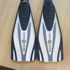 Flossen geschlossenes Fußteil Aqualung Express Gr. 36-37 weiß-schwarz