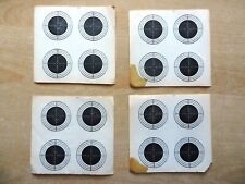 alte DDR Zielscheiben aus Papier für Luftgewehr Knicker etc