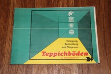 teppichböden pflege broschüre wurzener thüringer halbmond rossweiner teppich