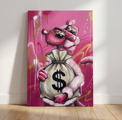 Kunst pop art rosarote panther - kunst,