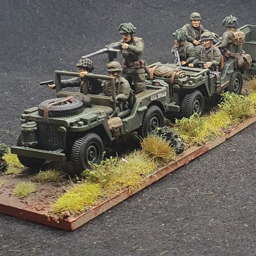 Wwii fallschirmjäger jeep - us,