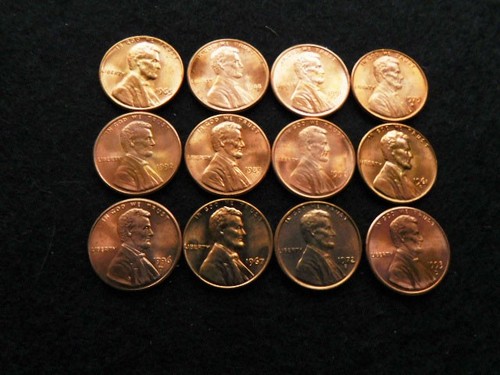 Münzlot stück usa cent - münzlot, 1