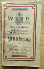 Militärpaß Kaiserliche
