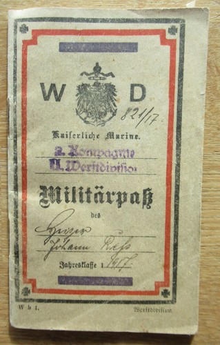 Militärpaß kaiserliche - militärpaß,