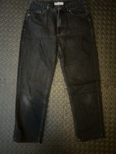 Bershka Mom Jeans 36 Schwarz