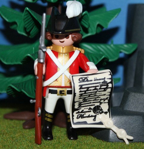Playmobil rotröcke soldat - rotröcke, "