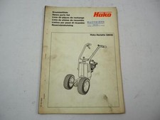 Hako Variette 3614 mit Anbaugeräten Ersatzteilliste Ersatzteilkatalog 1969