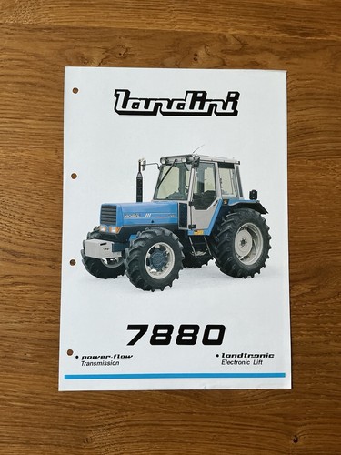 Orig landini 7880 prospekt - 7880,