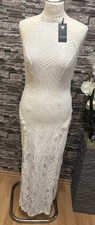 Guess sexy Maxikleid weiss Gr.M neu