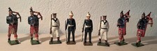 8 alte Zinnfiguren von