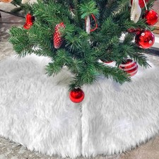 Weihnachtsbaumdecke Weiß