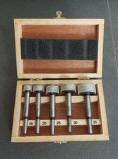 5er-Set Forstner-Bohrer 15/20/25/30/35 mm in schützender Holzbox