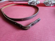 Kehlriemen Western Trense Zaum Leder Braun Pferd Vollblut Warmblut Pony