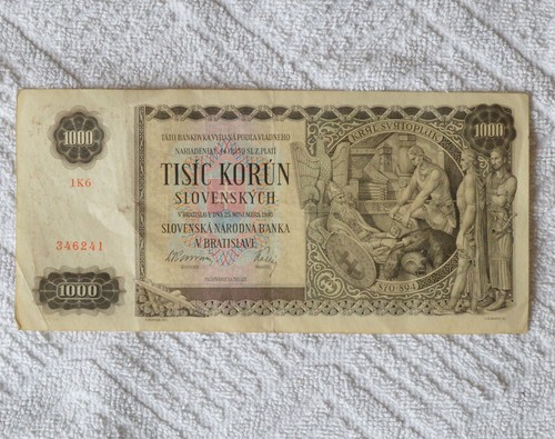 Alter original geldschein - alter, 1000