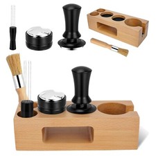 Espresso Tamper Set Holz 51mm