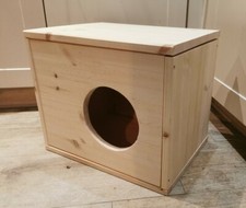 Wurfbox Wurfkiste für Katzen Hasen Kaninchen HANDARBEIT 