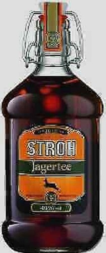 Flaschen stroh rum jägertee - stroh,
