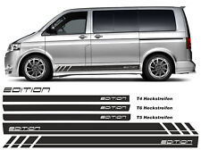 Seitenstreifen Aufkleber Set EDITION passend für VW T6, T6.1, T5, T4 #L-E02