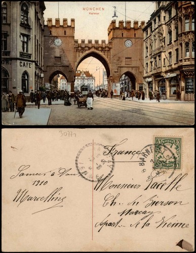Ansichtskarte münchen - ansichtskarte,