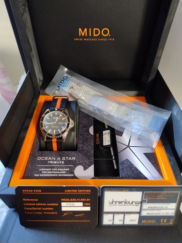 Mido ocean star tribute - star,