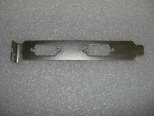 2-fach Slotblech für VGA & COM-Port Standard, SUB-D 9-pol. / 15pol.