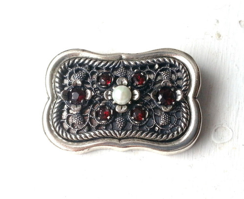 Bas brosche 835 - brosche, silber