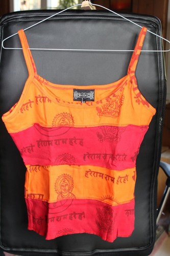 Top bäres unikat patchwork - top,