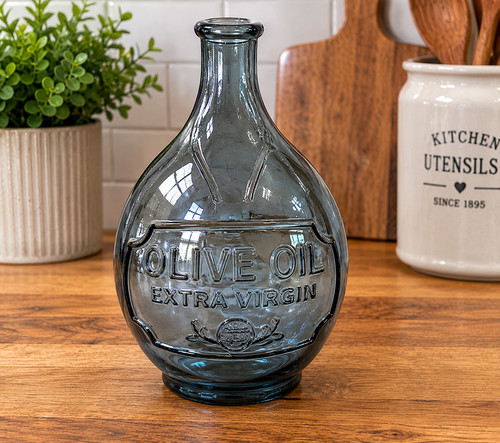 Vintage glas olivenöl - vintage,