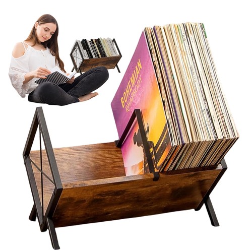 Schallplattenregal holz - schallplattenregal,