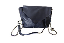 Damen,Leder,Tasche,Farbe,Blau,Pieces