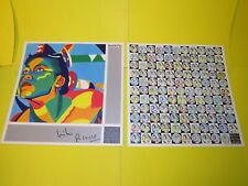 2 x POSTER / KUNSTDRUCK der Swatch KIKI PICASSO in 40 x 40 cm - 2 Stück / a PAIR