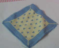 Mein kleines Pony G1 Zubehör - Decke Deckchen für Laufgitter blau Herzen