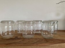 Rex Einmach Gläser  Vintage Retro rar 6 Stück 1,0l Rillenrand