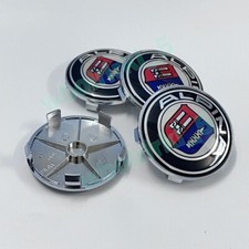 für BMW ALPINA Nabendeckel Felgendeckel Badge Wheel Center Felge AZ 4 Stück 68MM
