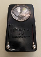 Daimon Taschenlampe / Signallampe 413 - Militaria Wehrmacht (Zustand Gut)