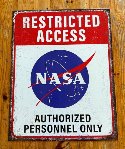 Xxl blechschild nasa - xxl,