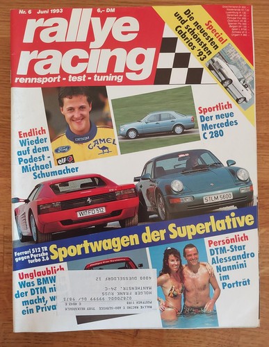 Rallye racing 1993 porsche - 06/1993,