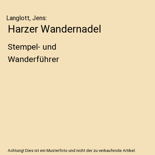 Harzer wandernadel stempel - wandernadel:, stempel-