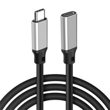 USB-C 3.2 Verlängerung Kabel C-Stecker C-Buchse Type-C Kabel Schnell Laden 2m