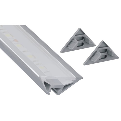 Aluminium eckprofil - 1m,